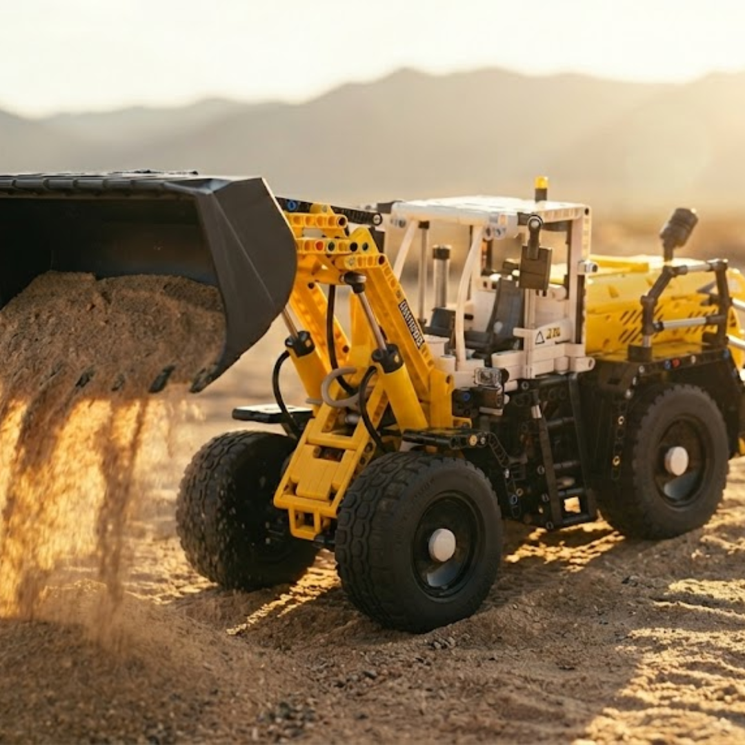 Pneumatyczna Ładowarka Kołowa Budowlana (1803 elementy) 