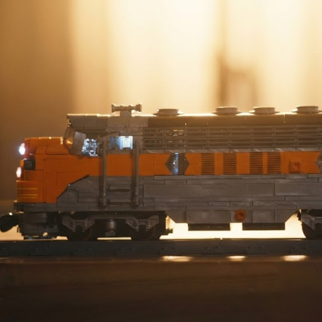 USA EMD F7 WP Diesellokomotive (1541 Teile) 