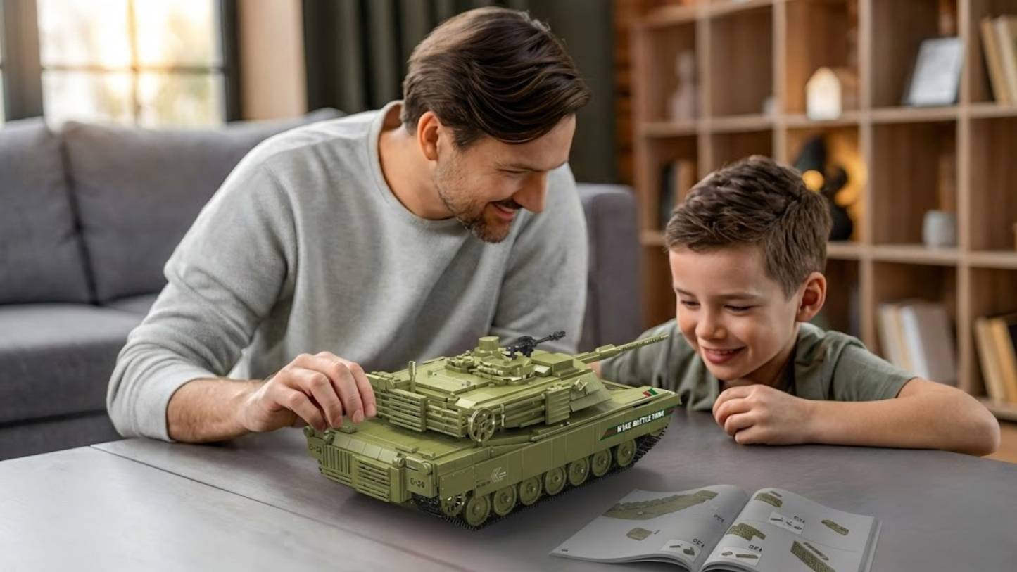M1A2 Kampfpanzer (1168 Teile) 