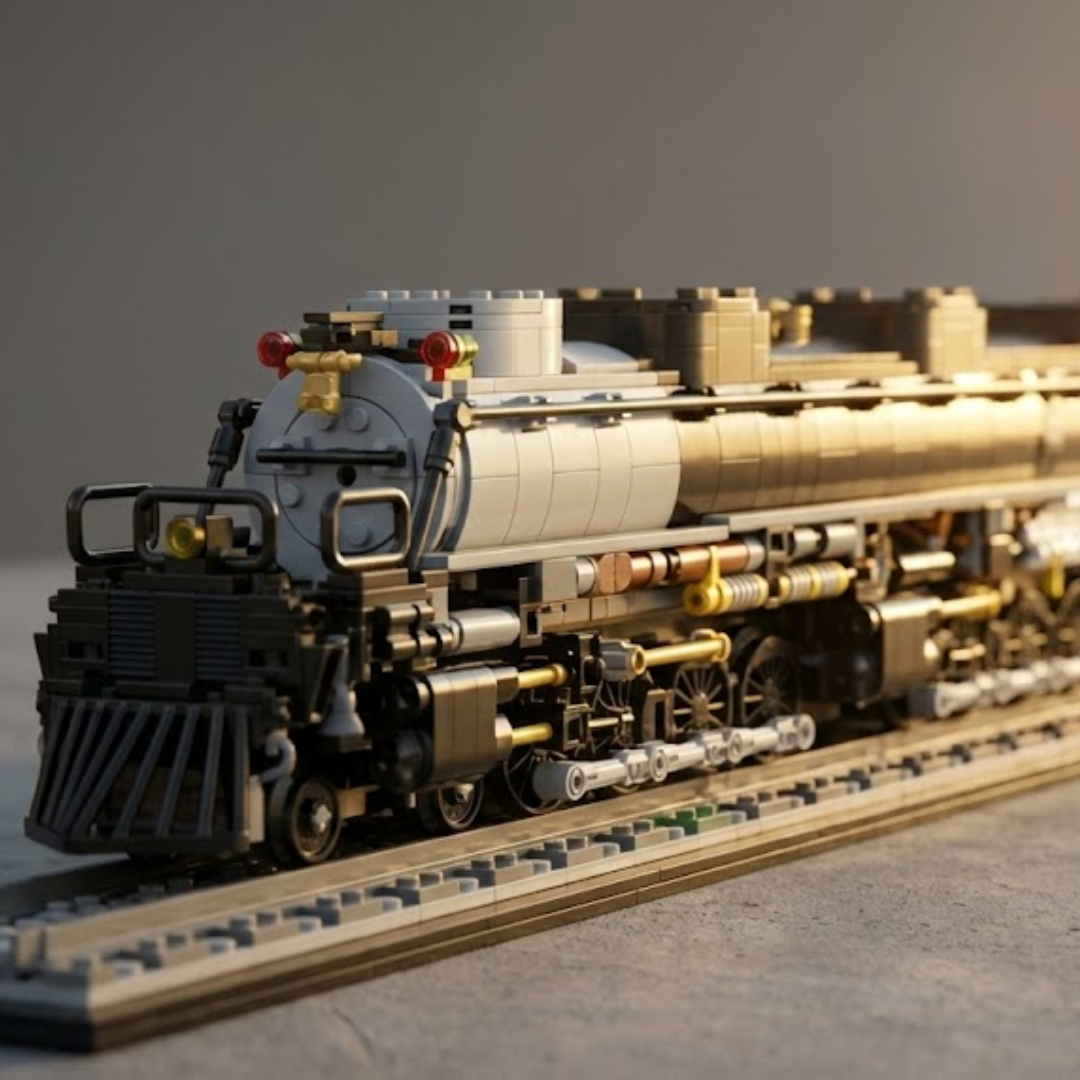 Big Boy 4-8-8-4 Parowóz (3040 elementów) 
