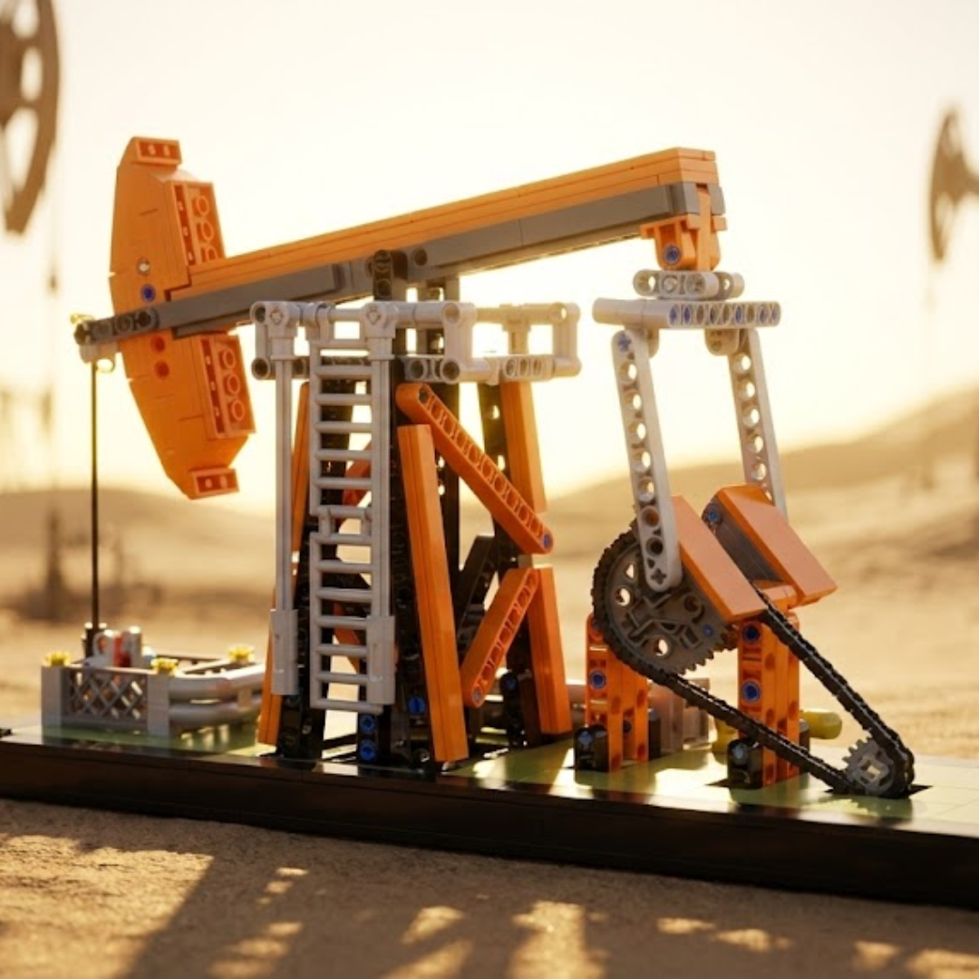 Ölbohrturm-Bausatz (840 Teile) 