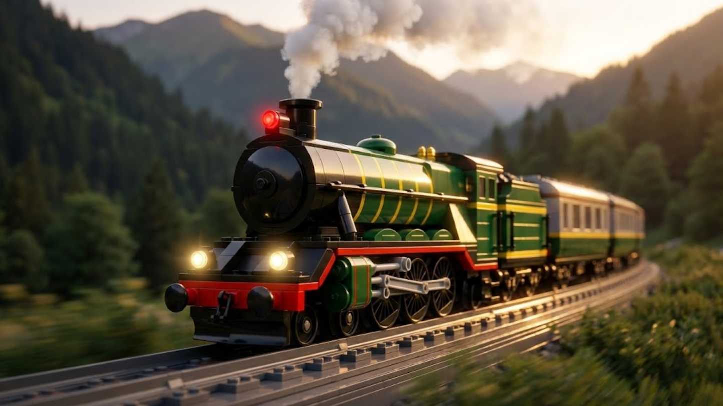 Locomotives à vapeur Orient Express SNCF 231 (3898 pièces) 