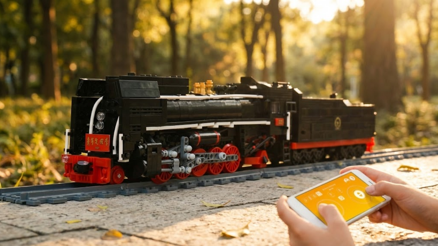 QJ-Dampflokomotive (1511 Teile) 