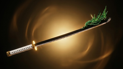 Samurajska Katana Biała Klinga (1674 elementy) 