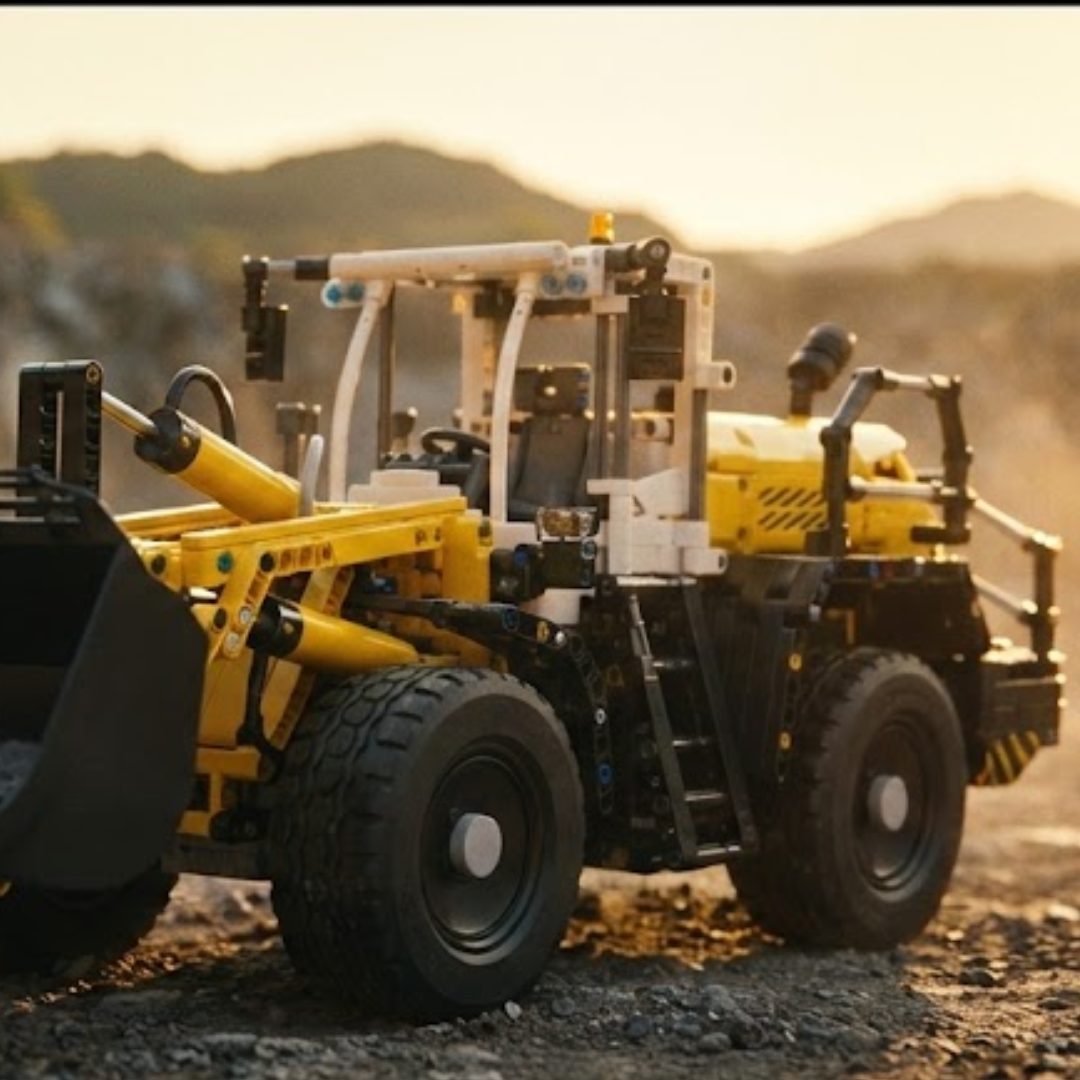 Pneumatyczna Ładowarka Kołowa Budowlana (1803 elementy) 