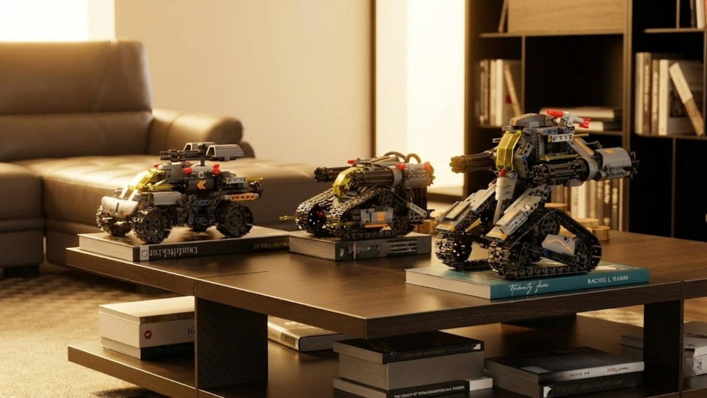 3-in-1 Militaire Robots STEM (588 stuks) 