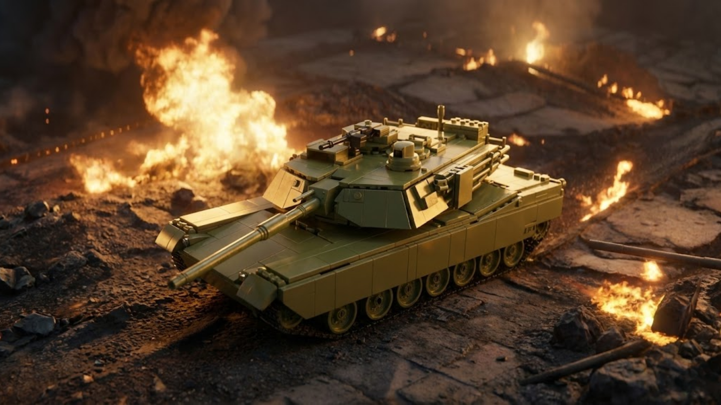 M1A2 Kampfpanzer (1168 Teile) 