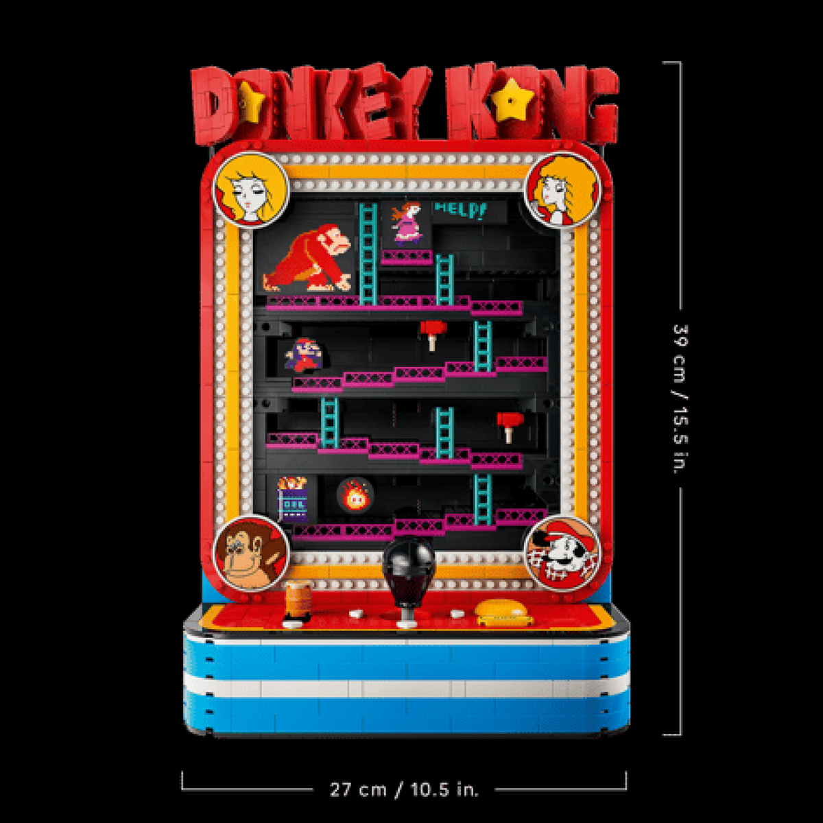 Donkey Kong Arcade Cabinet (1367 pcs)