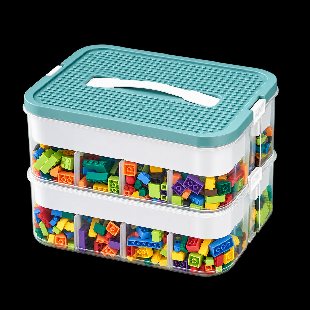 Stackable Building Blocks Storage Box
