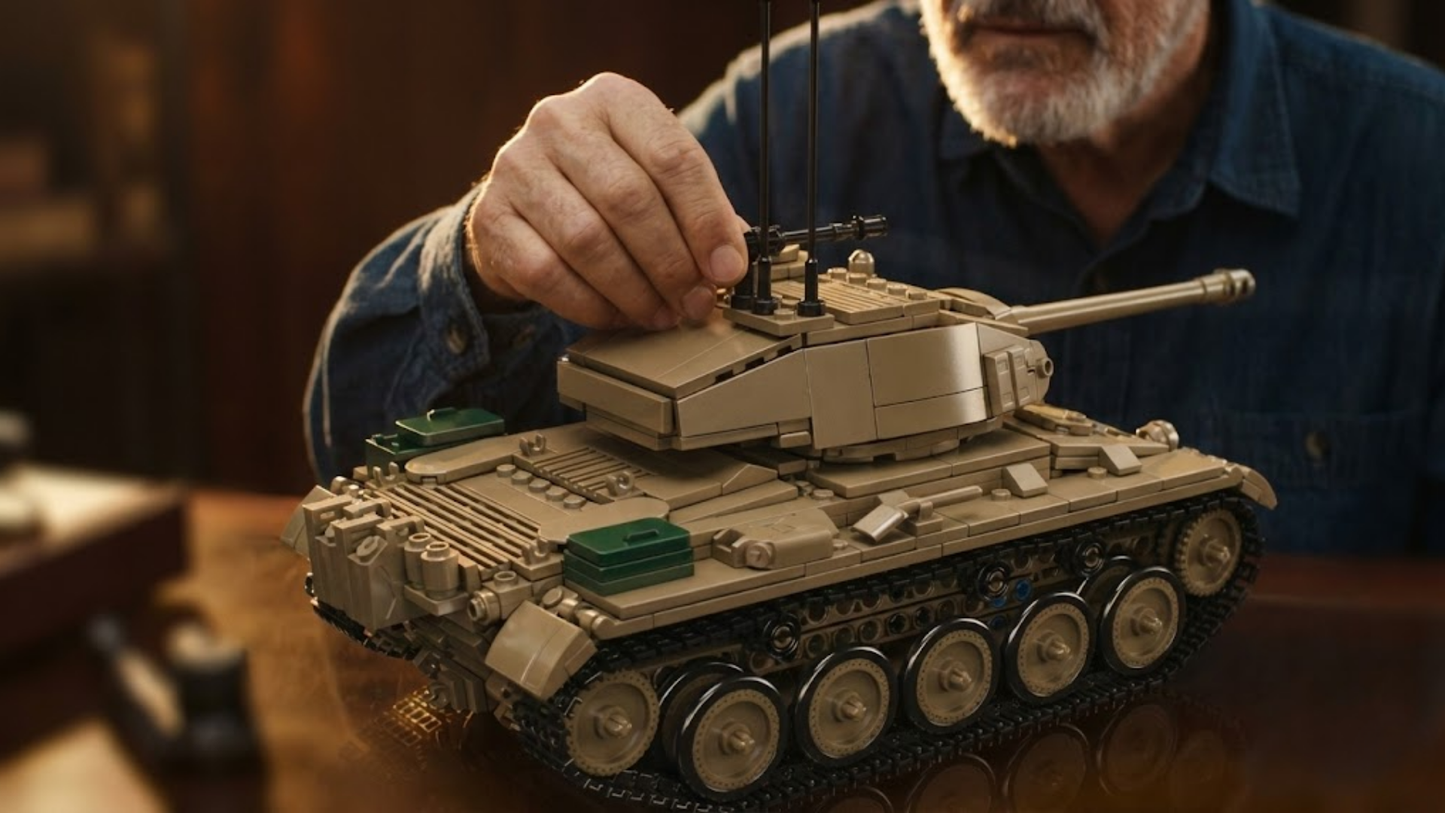 M24 Chaffee Panzer (932 Teile) 