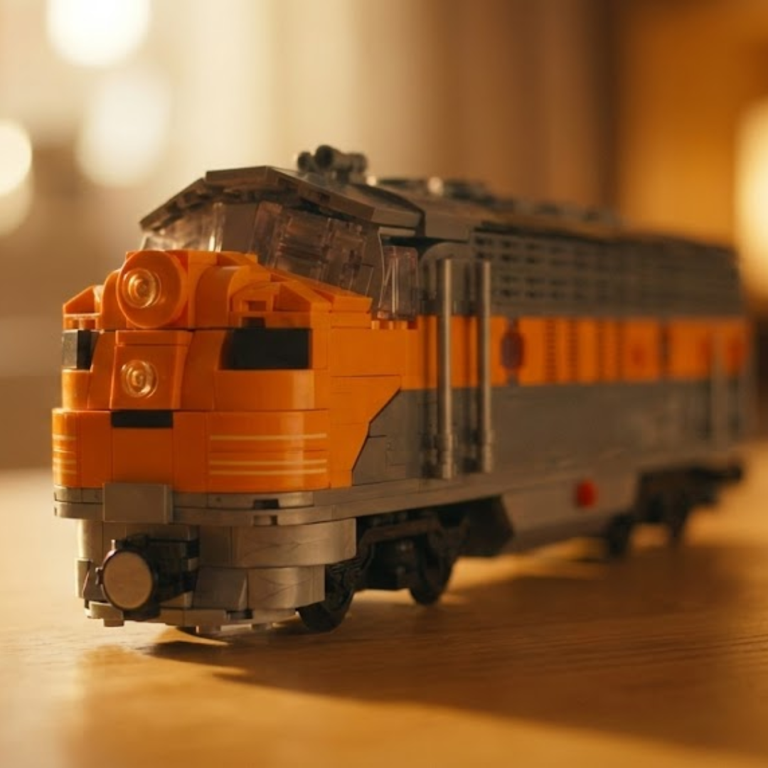 USA EMD F7 WP Diesellokomotive (1541 Teile) 