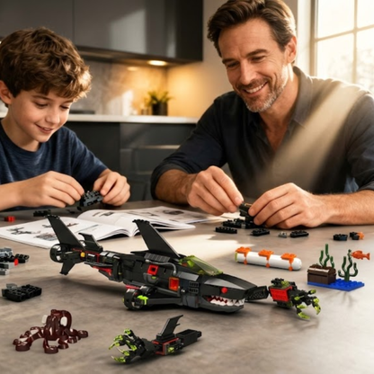 Mecha Shark Submarine (1 031 elementów) 