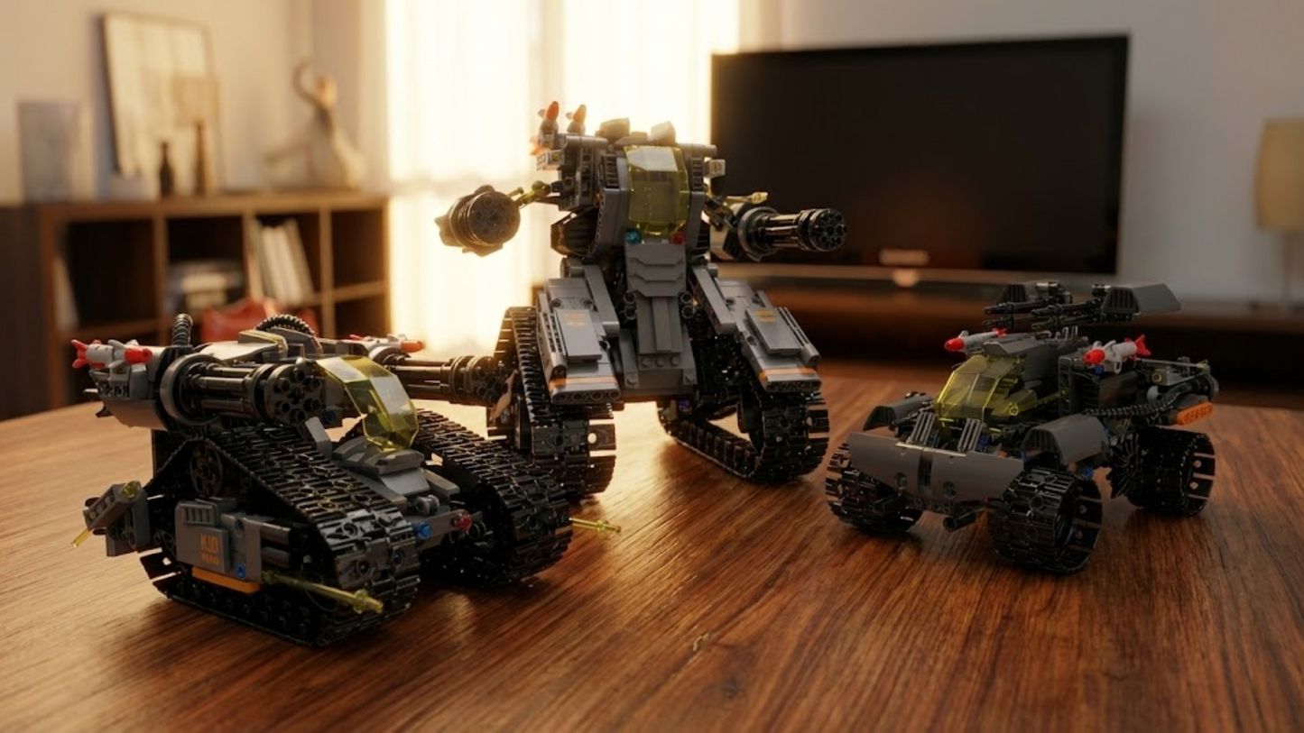 3-in-1 Militaire Robots STEM (588 stuks) 