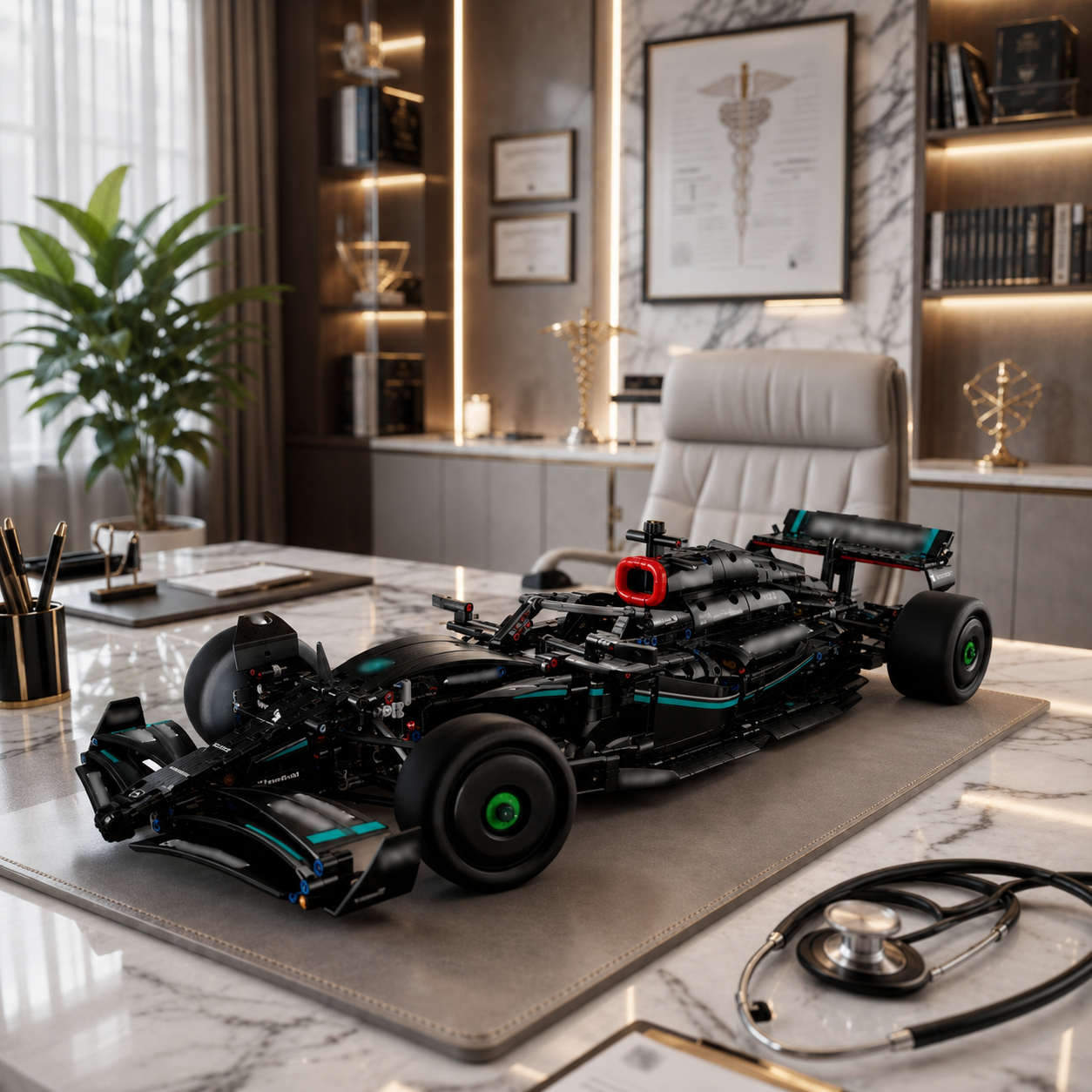 Black Formula 1 Car - Beschreibung 5
