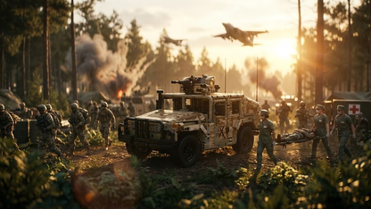 Humvee Cingolato da Deserto (2094 pezzi) 