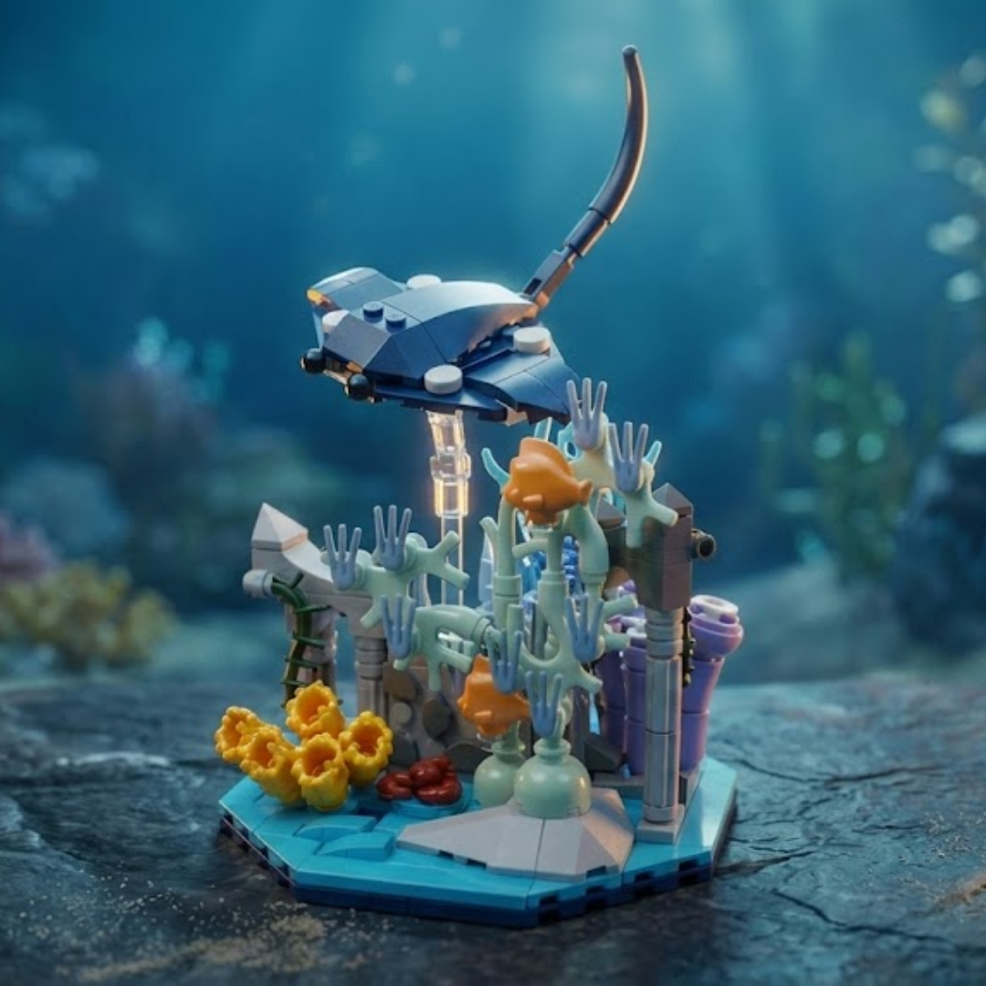 Manta Ray Korallenriff (411 Teile) 