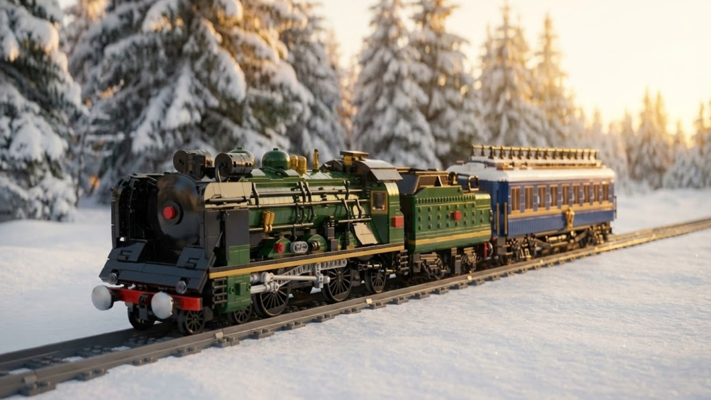 Locomotives à vapeur Orient Express SNCF 231 (3898 pièces) 