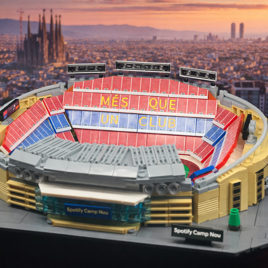 Bricks Fans organizat 1:1 - Stadionul Barcelona Fc Camp Nou (728 piese) - 8