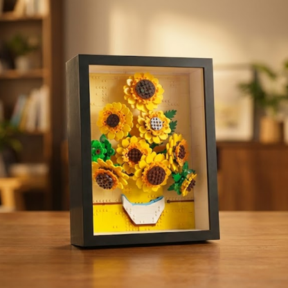 Bricks Fans curated 1:1 - Il Museo: I Girasoli di Van Gogh (1118 Micro-pezzi) - 6