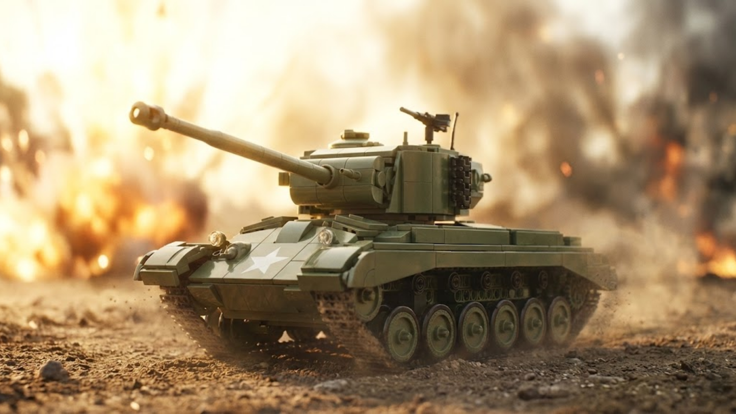 M26 Schwerer Panzer (1054 Teile) 