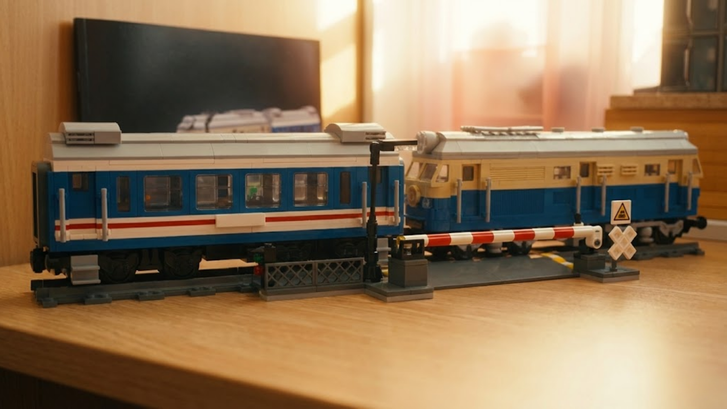 Locomotive diesel télécommandée DF4B (1212 pièces) 