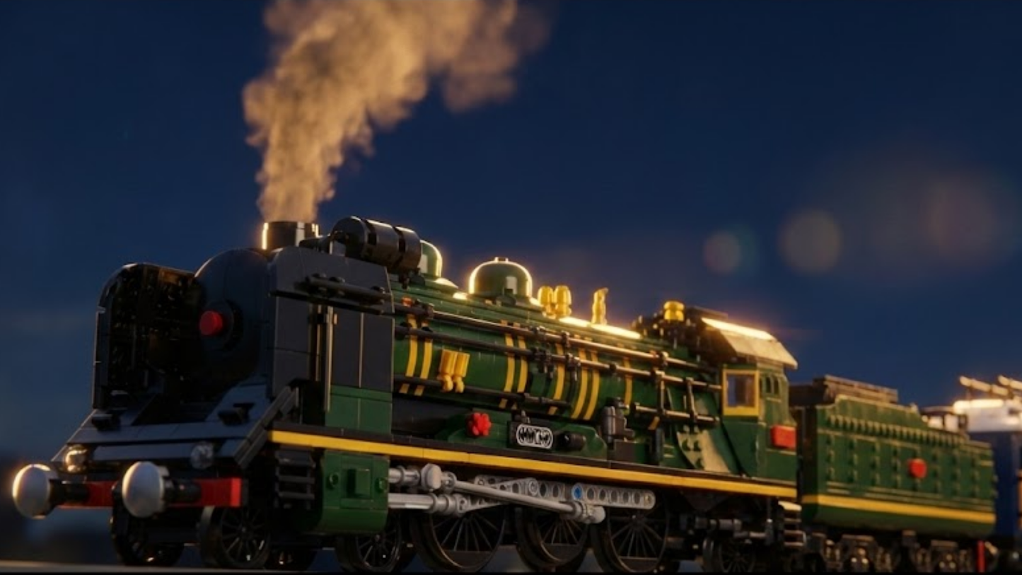 Locomotives à vapeur Orient Express SNCF 231 (3898 pièces) 