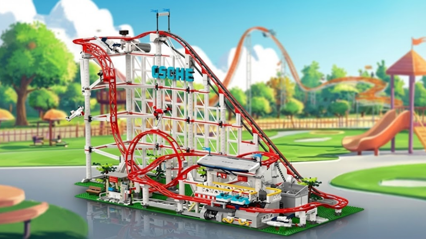 Motorisierte Achterbahn (3646 Teile) 