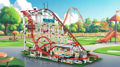 Motorisierte Achterbahn (3646 Teile) 