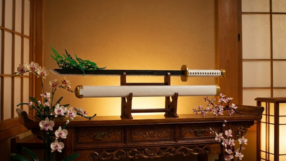 Samurajska Katana Biała Klinga (1674 elementy) 