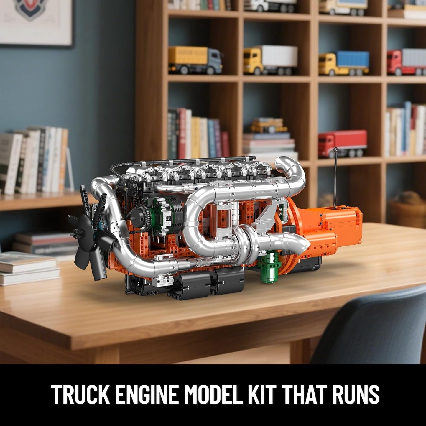 Inline-6 Truck Engine & Transmission (3236 pcs)