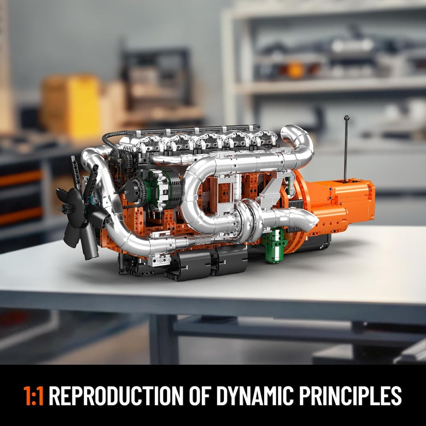 Inline-6 Truck Engine & Transmission (3236 pcs)