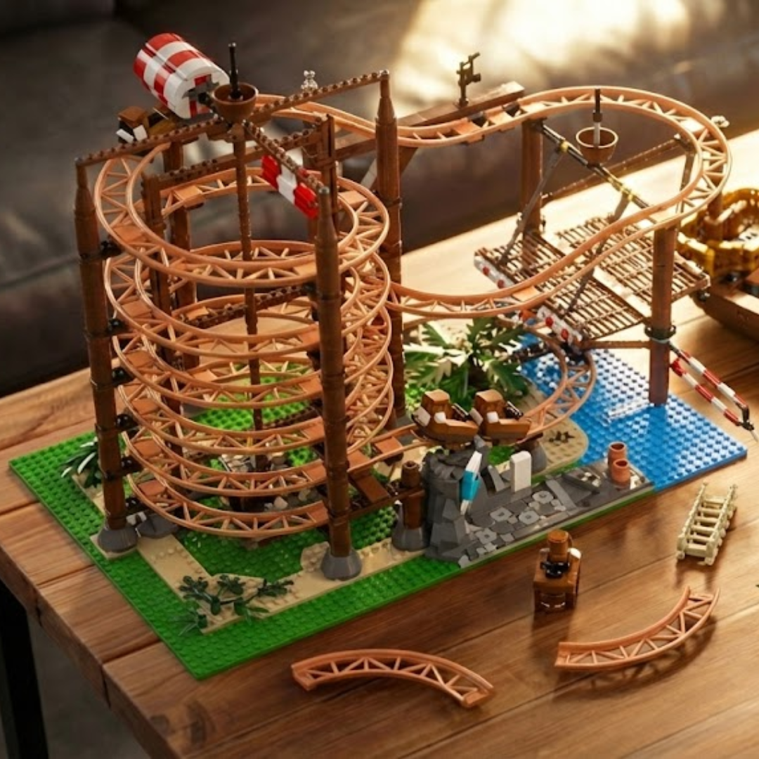 Double Helix Roller Coaster (2174 pcs)
