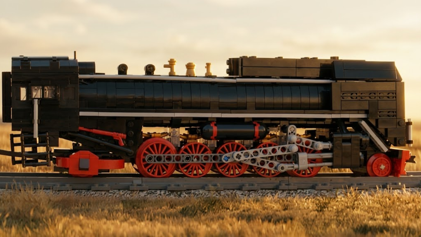 QJ-Dampflokomotive (1511 Teile) 