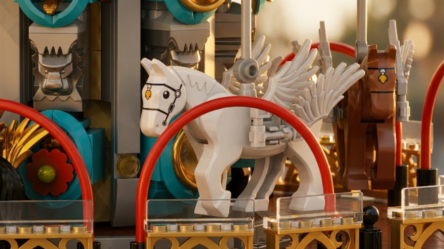 Motorized Carousel with Led Lights (5086 pcs)