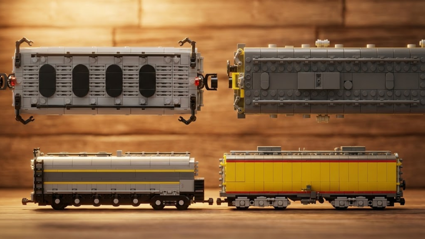 Locomotive à vapeur Union Pacific 844 (3357 pièces) 