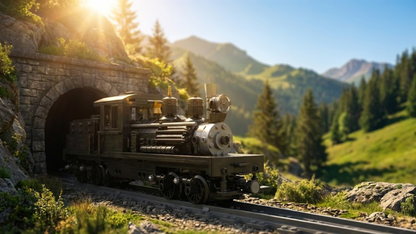 Shay-Dampflokomotive (880 Teile) 