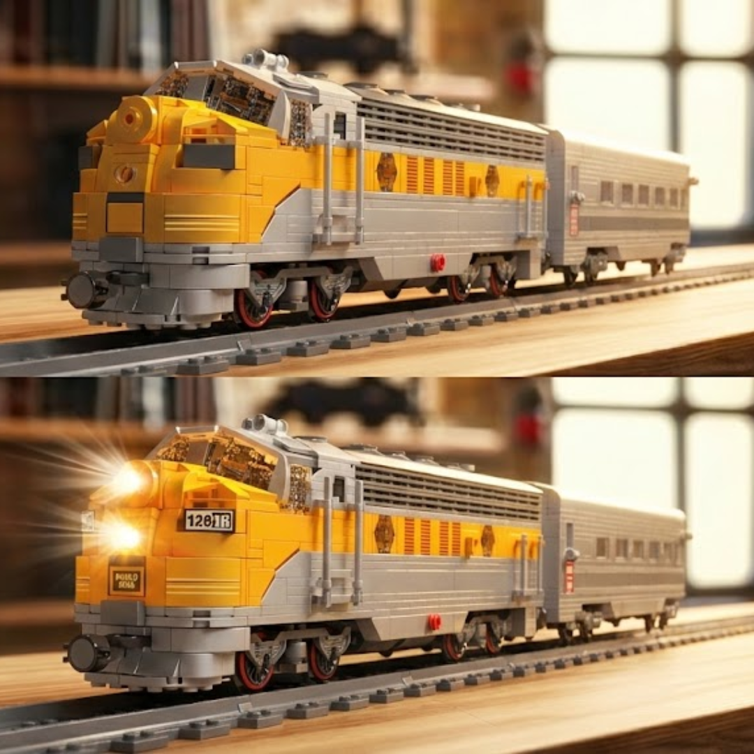 USA EMD F7 WP Diesellokomotive (1541 Teile) 
