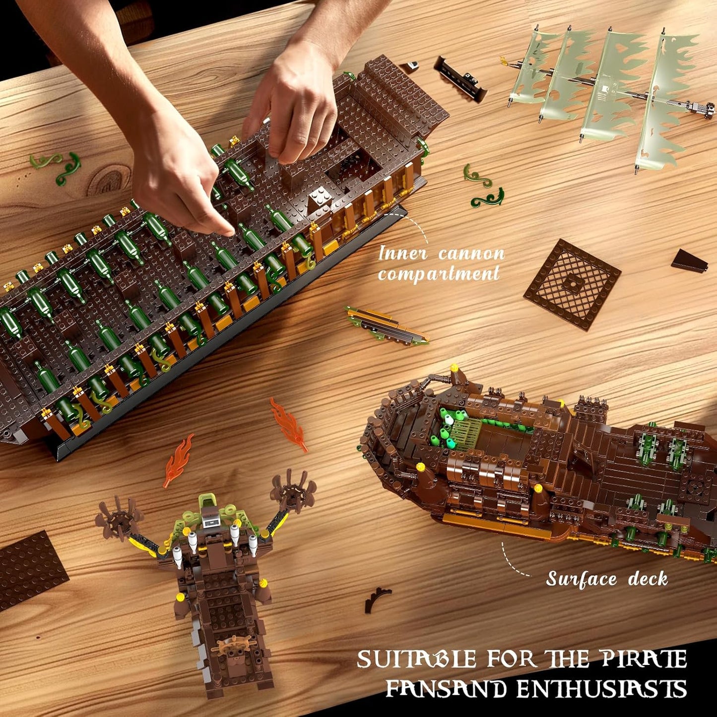 Flying Dutch Ghost Ship (4364 pcs)