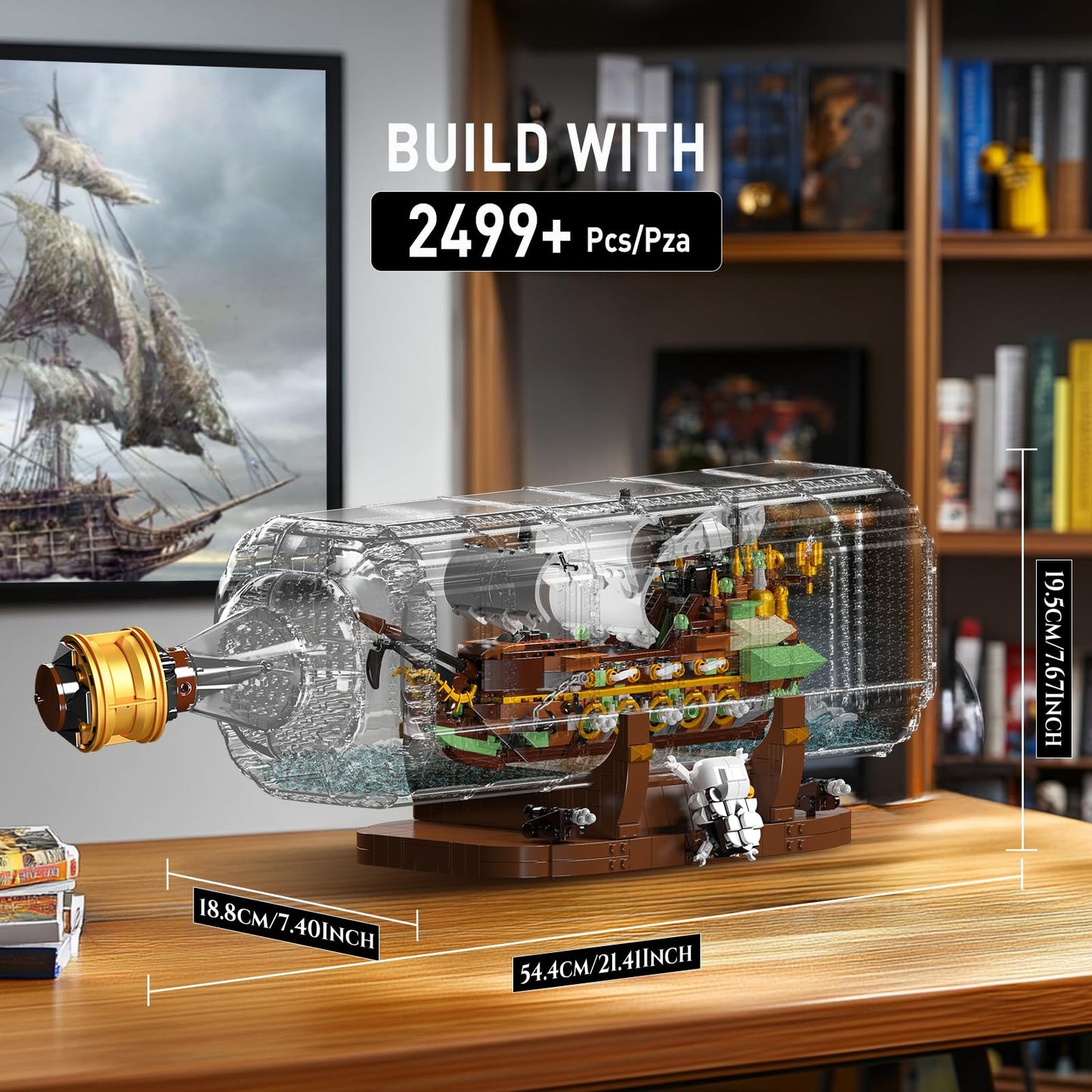 Flying Dutchman in the Bottle (2499 pcs)