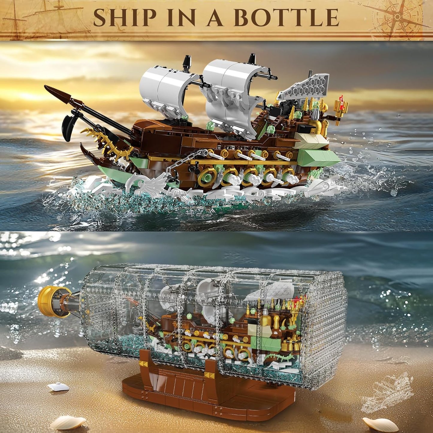 Flying Dutchman in the Bottle (2499 pcs)