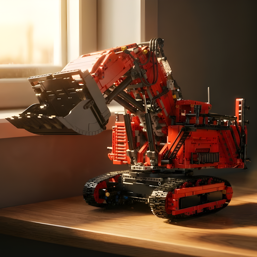 Liebherr R 9800 Górnictwo CZERWONY (4767 elementów) 