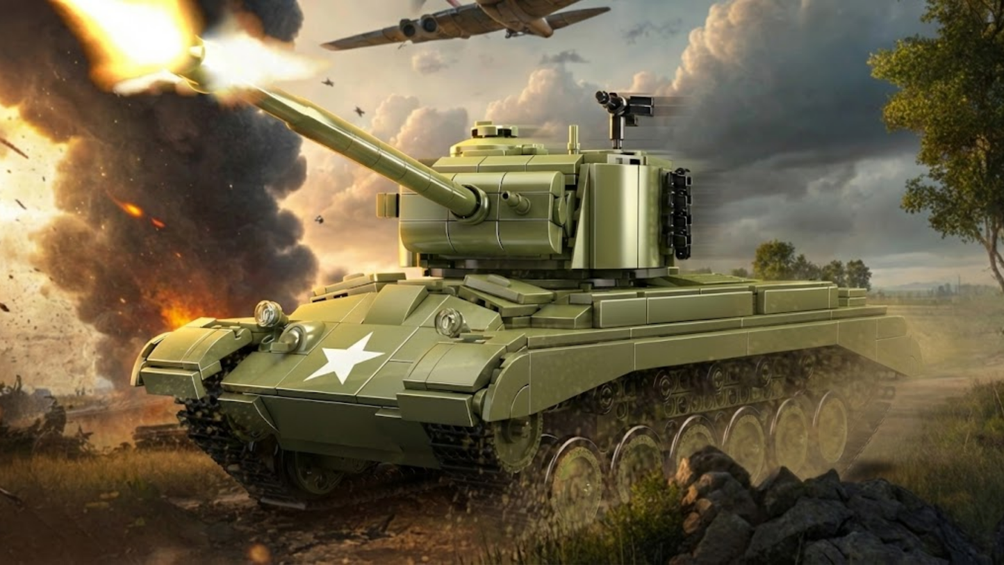 M26 Schwerer Panzer (1054 Teile) 