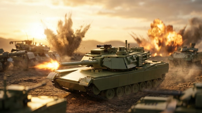 M1A2 Kampfpanzer (1168 Teile) 