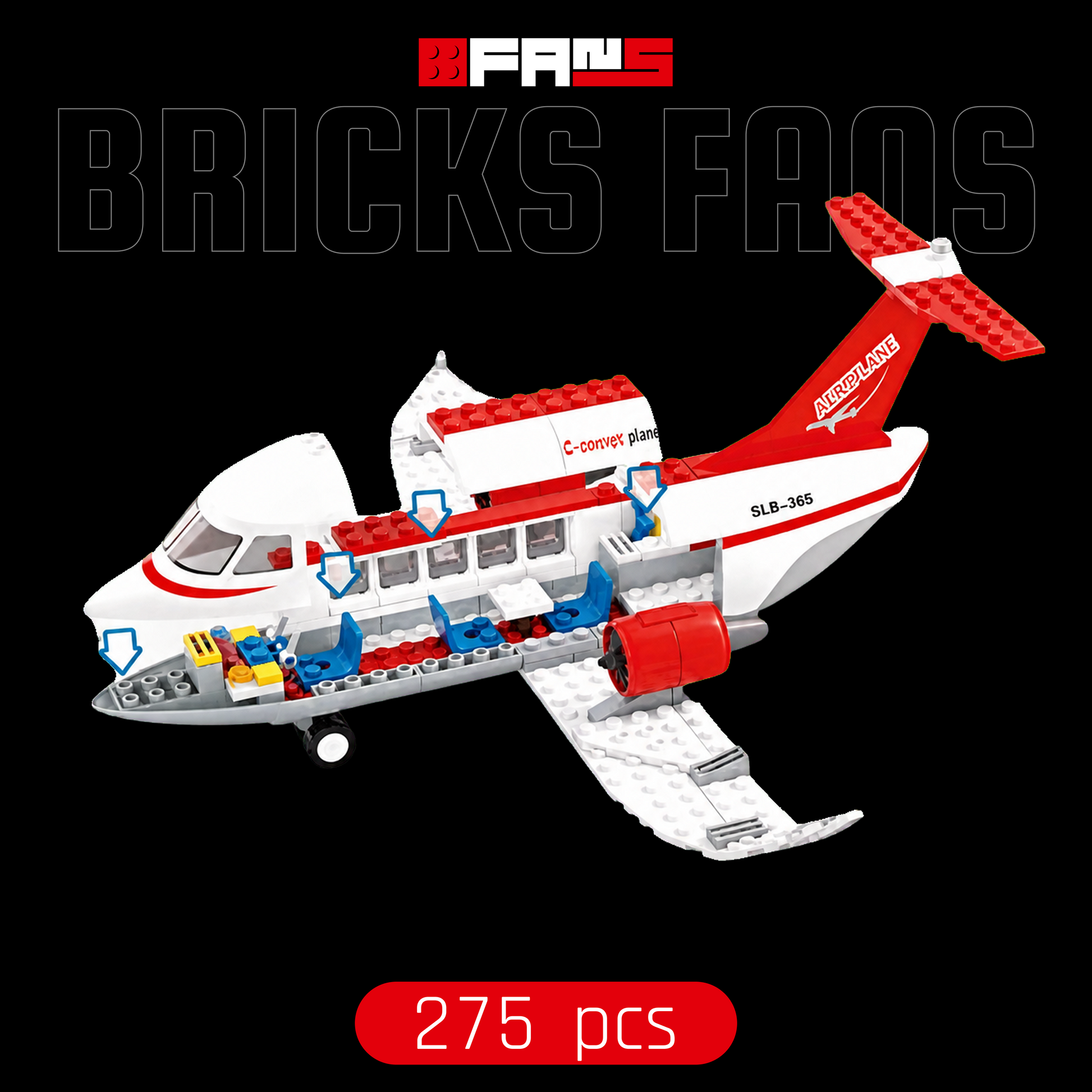 Avion (275 pièces) - Couverture officielle