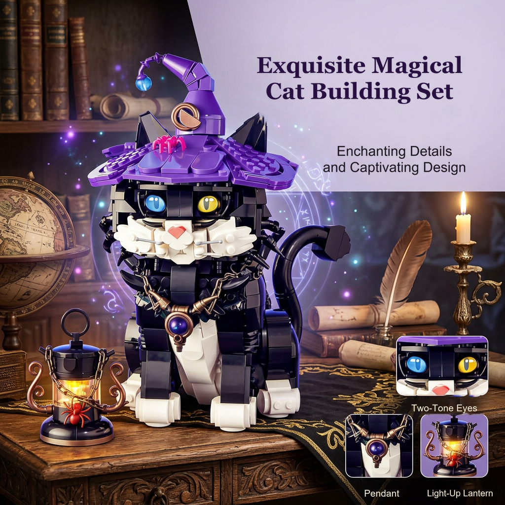 Magical Cat (1128 pcs)
