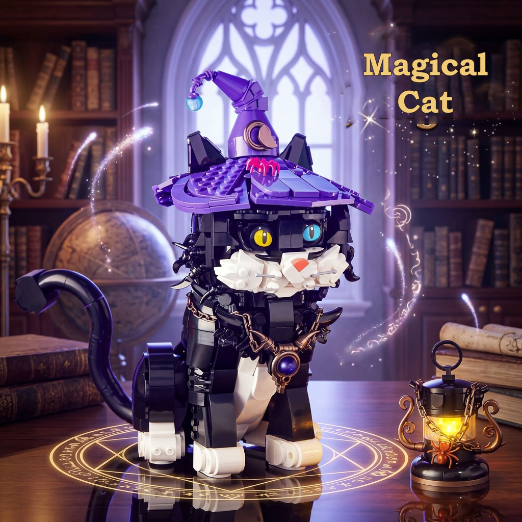 Magical Cat (1128 pcs)