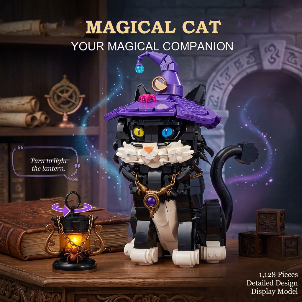 Magical Cat (1128 pcs)