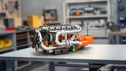 Inline-6 Truck Engine & Transmission (3236 pcs)