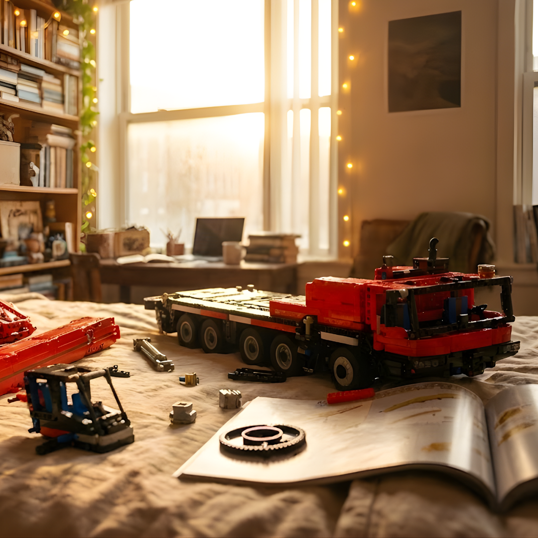 LTM 1110 Mobile Crane RED (3218 pcs)