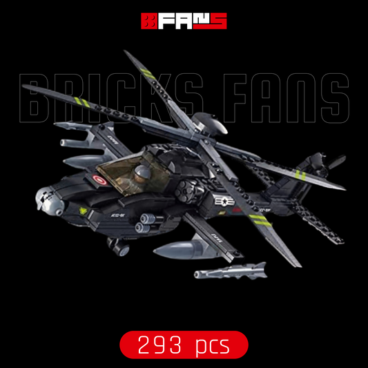 Boeing AH-64 Apache Helicopter (293 Pcs) - Official Cover